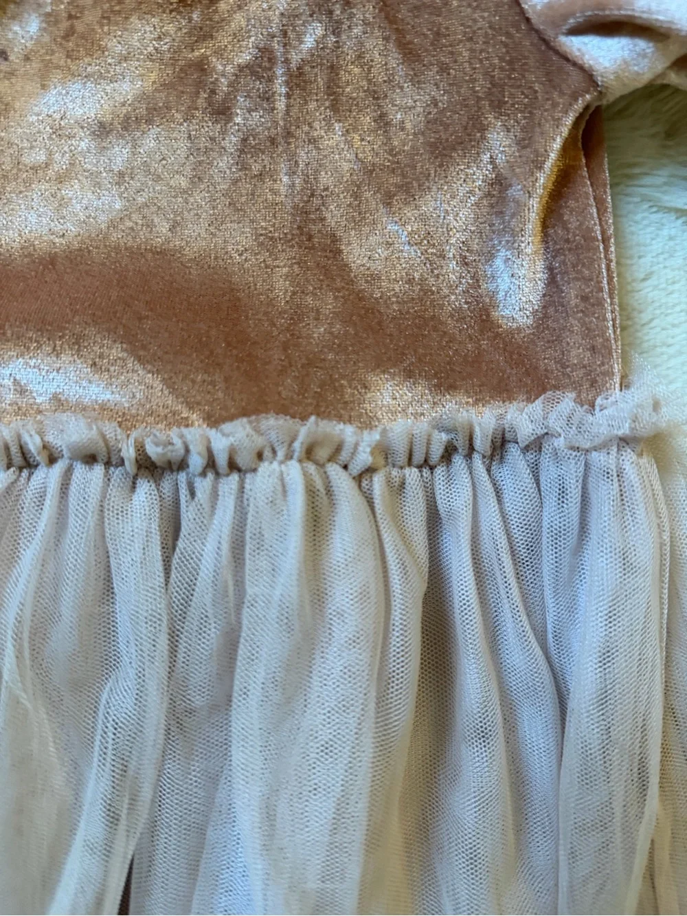 Mini Boden Pink Velvet & Tulle Unicorn Dress